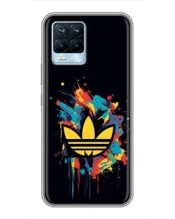 Чохол для Realme 8 з картинкою «Adidas Splash»