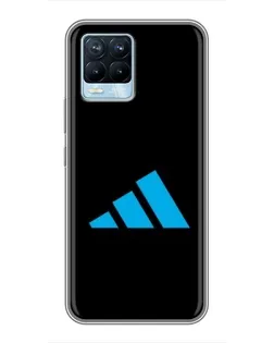 Чохол для Realme 8 з картинкою «Adidas Cyan Logo»
