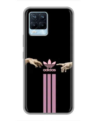Чехол для Realme 8 с картинкой «Adidas Hands» Чехол для Realme 8 с картинкой «Adidas Hands»