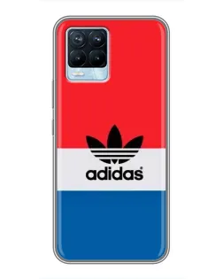 Чохол для Realme 8 з картинкою «Ретро блоки Adidas»