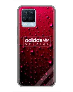 Чохол для Realme 8 з картинкою «Adidas Gold Marble»