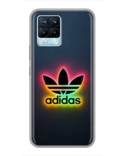Чохол для Realme 8 з картинкою «Неоновий Adidas»