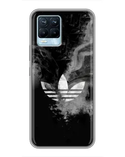 Чохол для Realme 8 з картинкою «Абстрактний дим Adidas»
