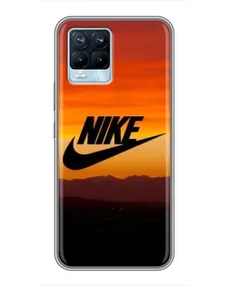 Чохол для Realme 8 з картинкою «Nike — вечірній горизонт»