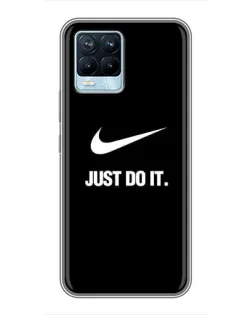 Чохол для Realme 8 з картинкою «Класичний принт Nike»