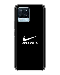 Чохол для Realme 8 з картинкою «Мінімалізм від Nike»