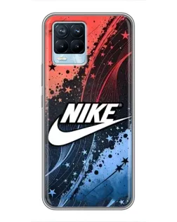 Чохол для Realme 8 з картинкою «Градієнтний принт Найк»
