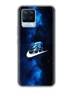 Чохол для Realme 8 з картинкою «Зірковий шлях Nike»