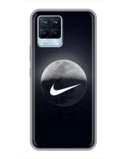 Чохол для Realme 8 з картинкою «Nike у стилі графіті»