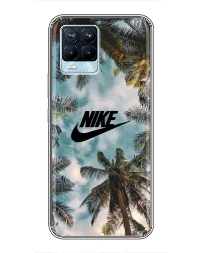 Чохол для Realme 8 з картинкою «Тропічний принт Nike» Чохол для Realme 8 з картинкою «Тропічний принт Nike»