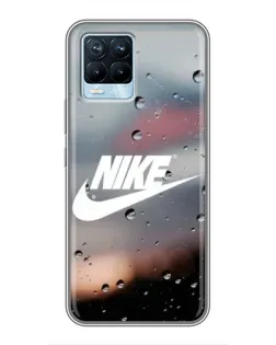 Чохол для Realme 8 з картинкою «Nike у стилі ретро»