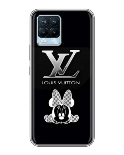 Чехол для Realme 8 с картинкой «LV и Минни Маус»