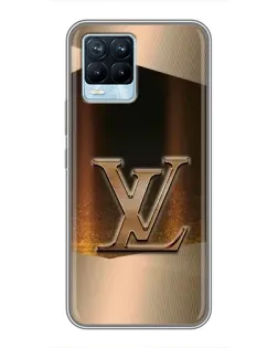 Чехол для Realme 8 с картинкой «LV — золотое сияние» Чехол для Realme 8 с картинкой «LV — золотое сияние»