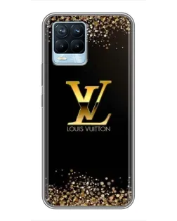 Чехол для Realme 8 с картинкой «LV — золотые искры» Чехол для Realme 8 с картинкой «LV — золотые искры»