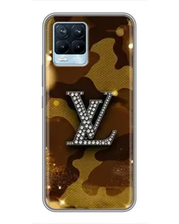 Чехол для Realme 8 с картинкой «Камуфляжный Louis Vuitton» Чехол для Realme 8 с картинкой «Камуфляжный Louis Vuitton»