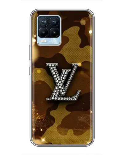 Чехол для Realme 8 с картинкой «Камуфляжный Louis Vuitton»