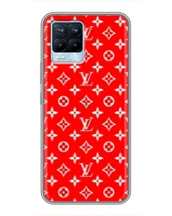 Чехол для Realme 8 с картинкой «Яркий паттерн LV» Чехол для Realme 8 с картинкой «Яркий паттерн LV»