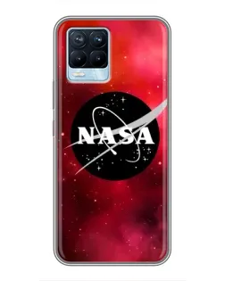 Чехол для Realme 8 с картинкой «NASA — красная туманность» Чехол для Realme 8 с картинкой «NASA — красная туманность»