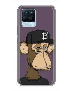 Чохол для Realme 8 з картинкою «Bored Ape в кепці» Чохол для Realme 8 з картинкою «Bored Ape в кепці»