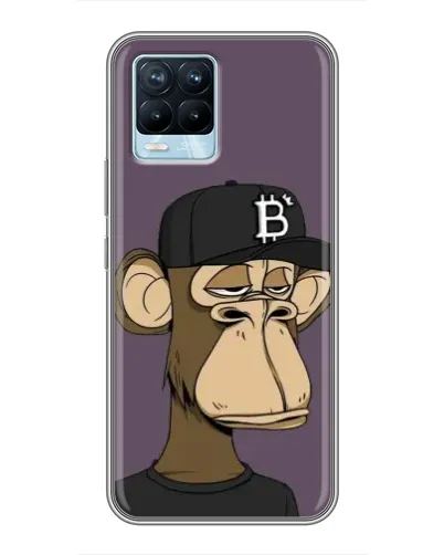 Чохол для Realme 8 з картинкою «Bored Ape в кепці» Чохол для Realme 8 з картинкою «Bored Ape в кепці»