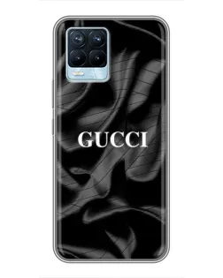 Чехол для Realme 8 с картинкой «Gucci — шелковые волны» Чехол для Realme 8 с картинкой «Gucci — шелковые волны»