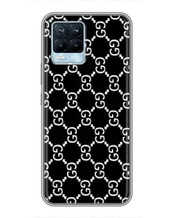 Чохол для Realme 8 з картинкою «Gucci — сітчастий паттерн»