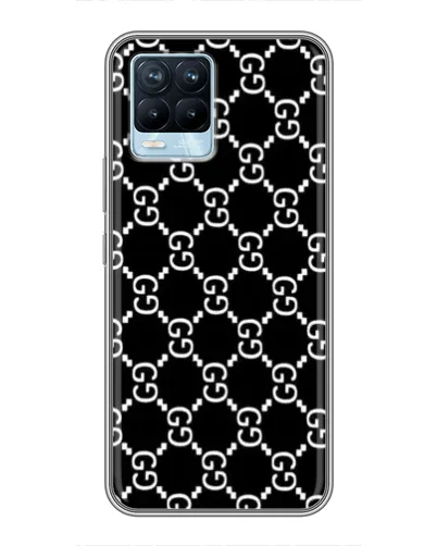 Чохол для Realme 8 з картинкою «Gucci — сітчастий паттерн»