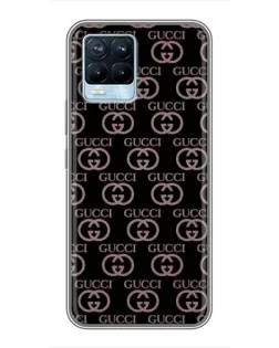 Чохол для Realme 8 з картинкою «Класична монограма Gucci»