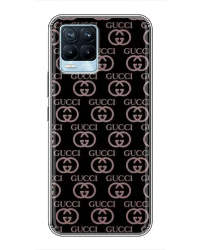 Чохол для Realme 8 з картинкою «Класична монограма Gucci»