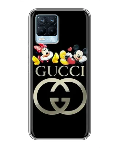 Чохол для Realme 8 з картинкою «Gucci — герої Disney»