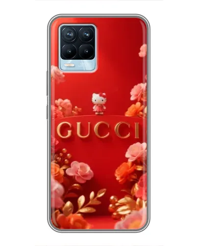 Чохол для Realme 8 з картинкою «Gucci — золотий сад»