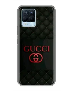 Чохол для Realme 8 з картинкою «Gucci — стьобаний чорний»