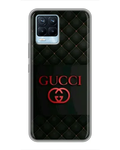 Чохол для Realme 8 з картинкою «Gucci — стьобаний чорний»