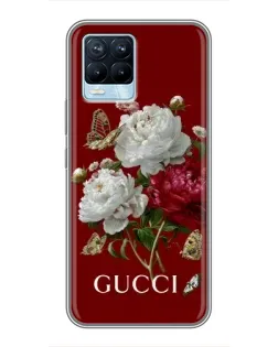 Чохол для Realme 8 з картинкою «Gucci — сад»