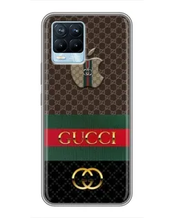 Чохол для Realme 8 з картинкою «Gucci — брендований десерт»