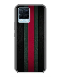 Чохол для Realme 8 з картинкою «Gucci — неонова лінія»