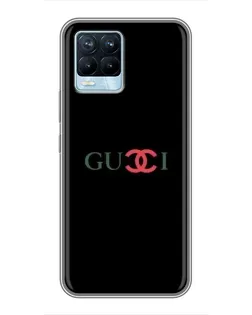 Чохол для Realme 8 з картинкою «Gucci — червоний градієнт»