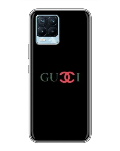Чохол для Realme 8 з картинкою «Gucci — червоний градієнт»