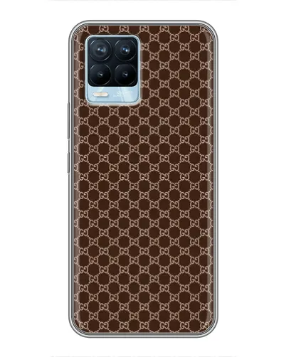 Чехол для Realme 8 с картинкой «Gucci — шоколадная сетка» Чехол для Realme 8 с картинкой «Gucci — шоколадная сетка»