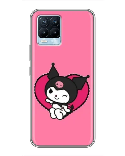 Чехол для Realme 8 с картинкой «Kuromi — любовь в сердце» Чехол для Realme 8 с картинкой «Kuromi — любовь в сердце»