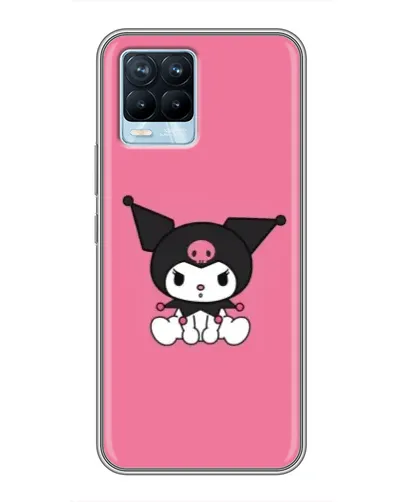 Чехол для Realme 8 с картинкой «Хмурая Kuromi» Чехол для Realme 8 с картинкой «Хмурая Kuromi»