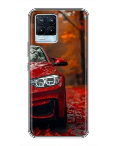 Чехол для Realme 8 с картинкой «Осенняя BMW M4»