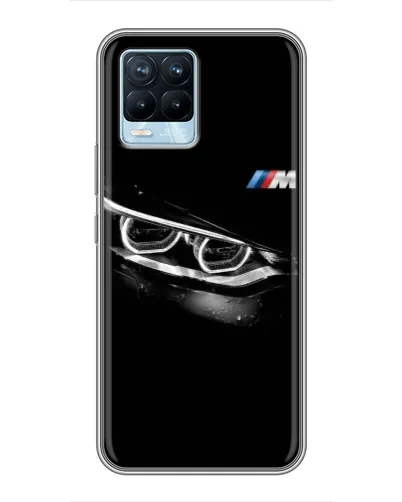 Чехол для Realme 8 с картинкой «BMW — взгляд тигра» Чехол для Realme 8 с картинкой «BMW — взгляд тигра»