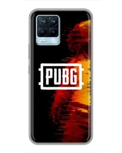 Чохол для Realme 8 з картинкою «Яскравий логотип PUBG» Чохол для Realme 8 з картинкою «Яскравий логотип PUBG»