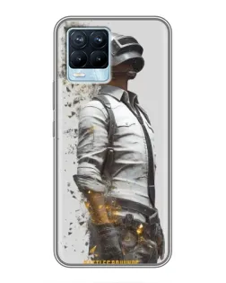 Чохол для Realme 8 з картинкою «PUBG — боєць у пилу» Чохол для Realme 8 з картинкою «PUBG — боєць у пилу»