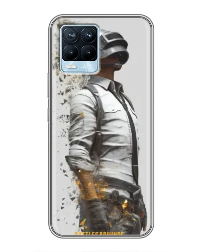 Чохол для Realme 8 з картинкою «PUBG — боєць у пилу» Чохол для Realme 8 з картинкою «PUBG — боєць у пилу»