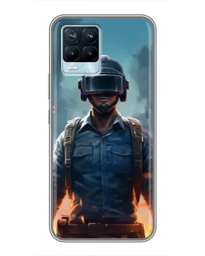 Чохол для Realme 8 з картинкою «PUBG — реалістичний герой» Чохол для Realme 8 з картинкою «PUBG — реалістичний герой»