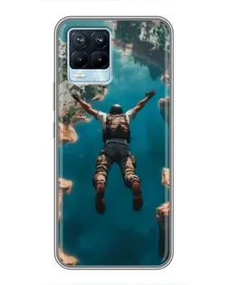 Чохол для Realme 8 з картинкою «PUBG — вільне падіння» Чохол для Realme 8 з картинкою «PUBG — вільне падіння»