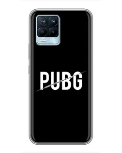 Чохол для Realme 8 з картинкою «PUBG — білий логотип» Чохол для Realme 8 з картинкою «PUBG — білий логотип»