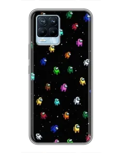 Чохол для Realme 8 з картинкою «Екіпаж Among Us»